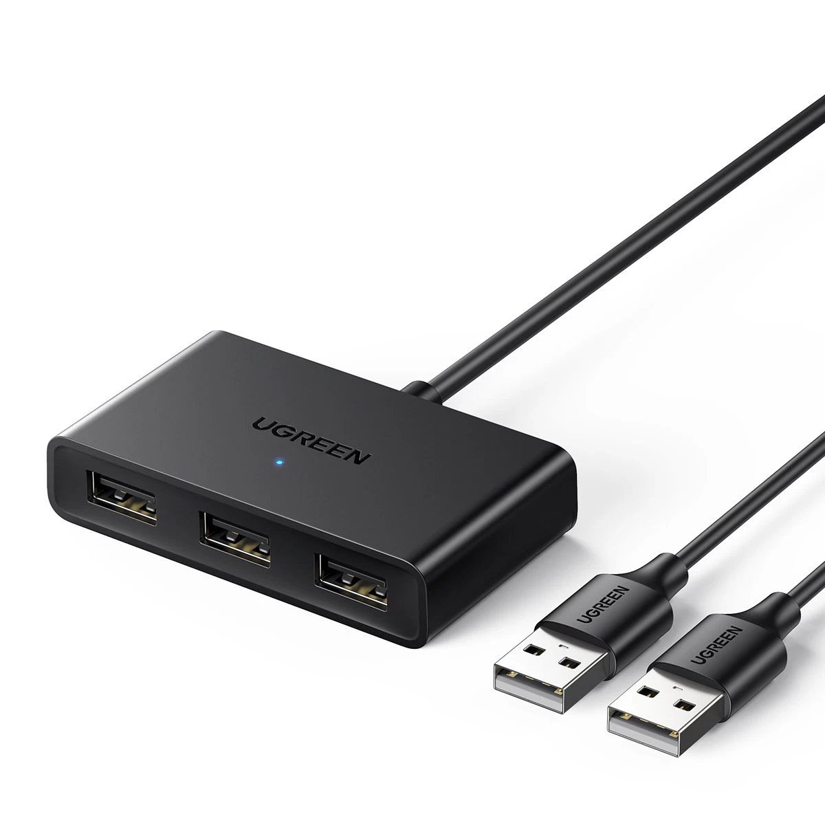 Jungiklio Adapterio Dėžutė Usb 2 įėjimai - 3 Išėjimai Juoda Jungiklio Adapterio Dėžutė Usb 2 įėjimai - 3 Išėjimai Juoda