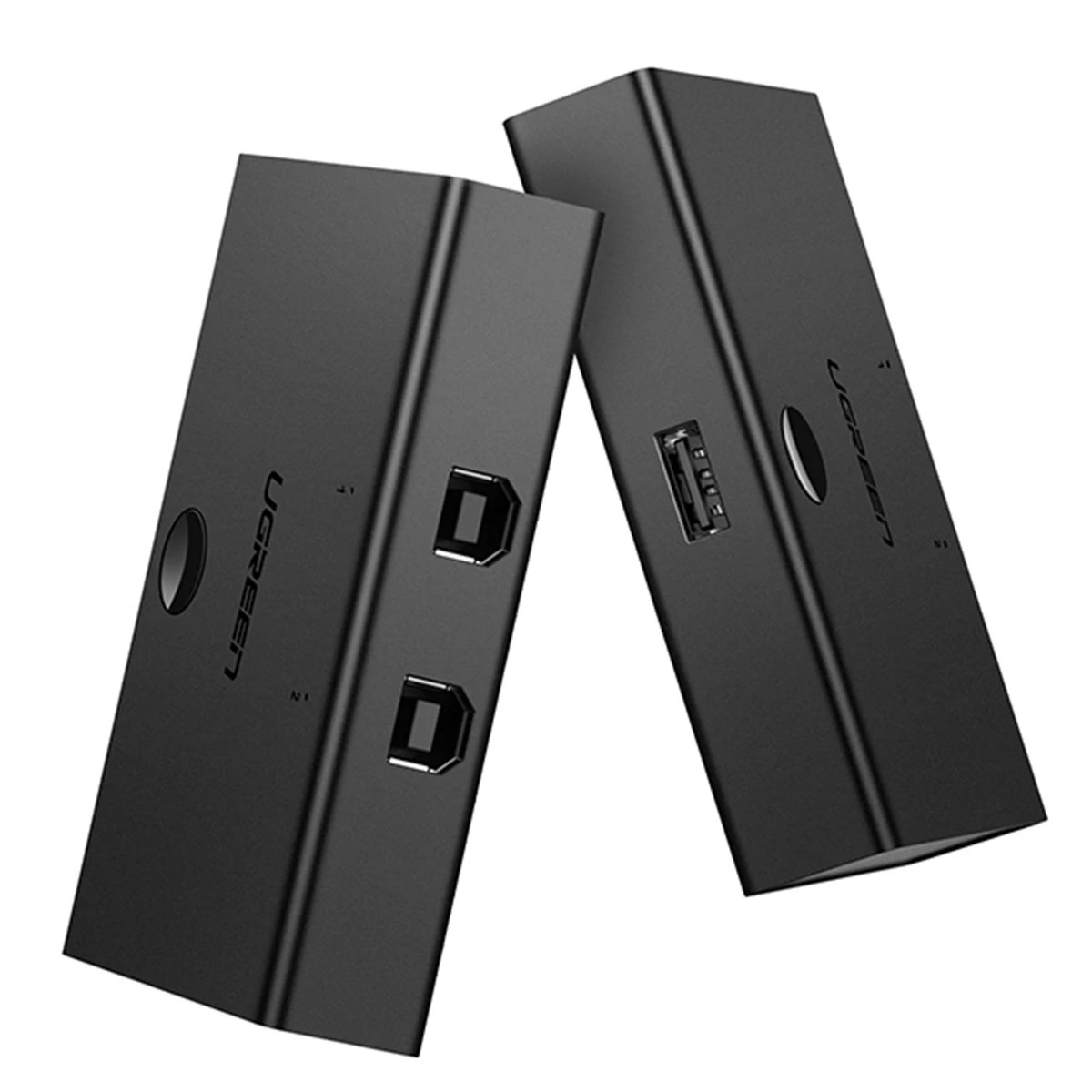 Jungiklio Adapteris 2x Usb-b - Usb-a - Juodas Jungiklio Adapteris 2x Usb-b - Usb-a - Juodas