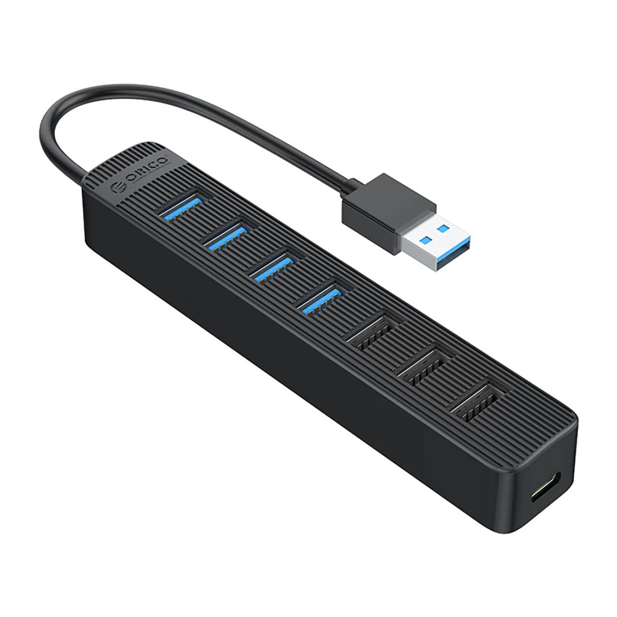 Jungties šakotuvas Twu32-4a Usb-a - Usb-a Usb-c 5v/3a - Juodas Jungties šakotuvas Twu32-4a Usb-a - Usb-a Usb-c 5v/3a - Juodas