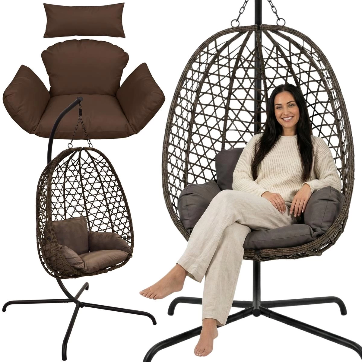 Kabanti Sėdynė 105x195 Cm Tamsiai Bronzinė