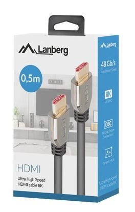Kabel HDMI M/M 0.5 V2.0 cz  CA-HDMI-30CU-0005-B