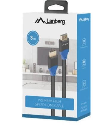 Kabel HDMI M/M v2.0 3M  cz  CA-HDMI-15CU-0030-B
