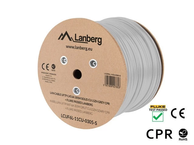 Kabel UFTP Kat.6 CU305m Drut  LCUF6L-11CU-0305-
