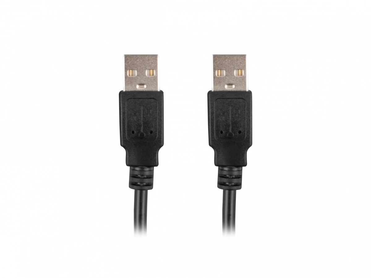 Kabel USB -A M/M 2.0    1.8m czarny