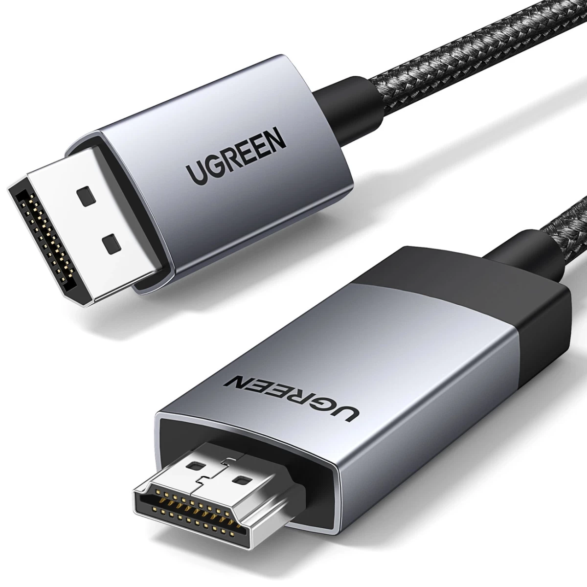 Kabelio displayport - Hdmi 4k 60hz 3 M - Pilkas