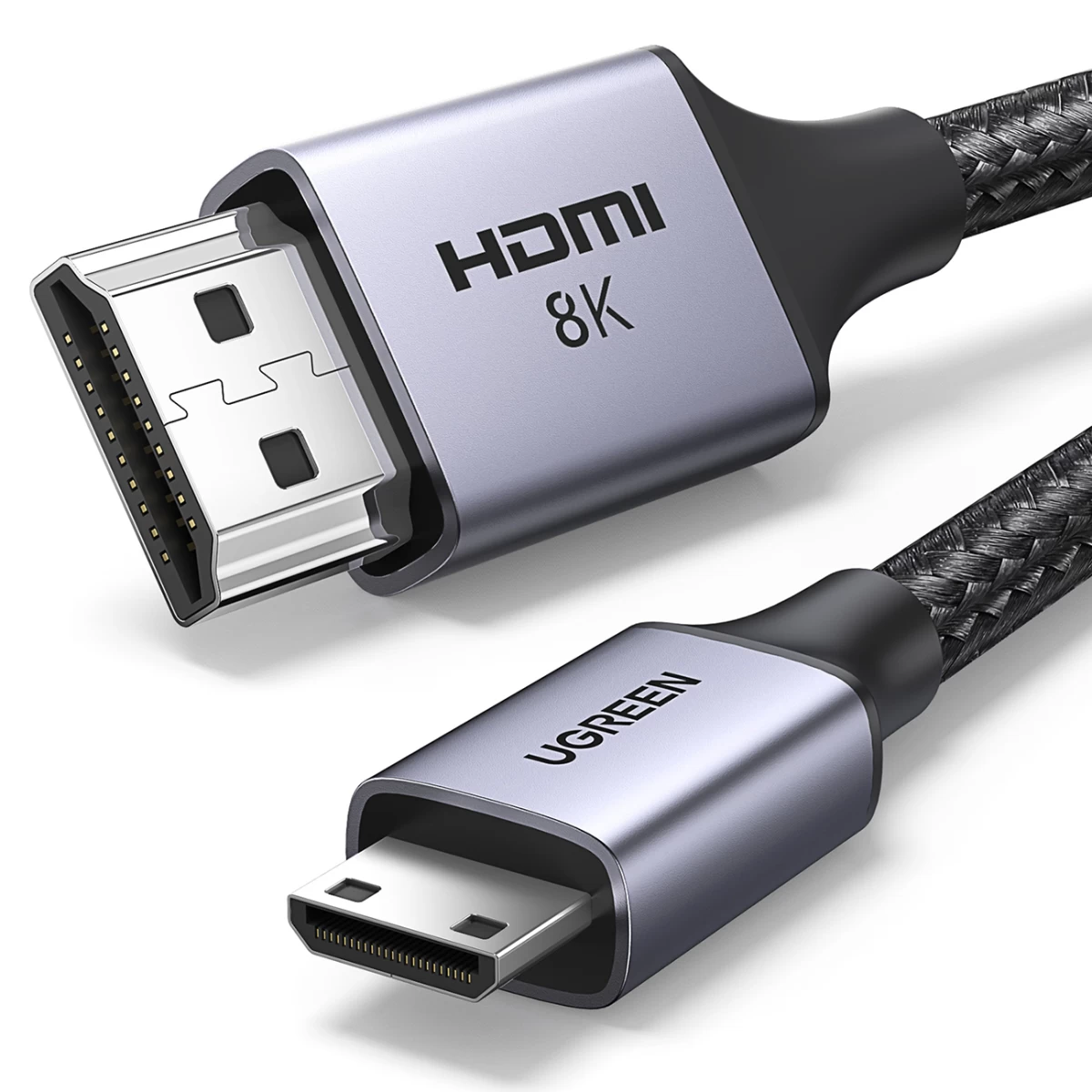 Kabelio Mini Hdmi - Hdmi 2.1 8k 1 M - Pilkas