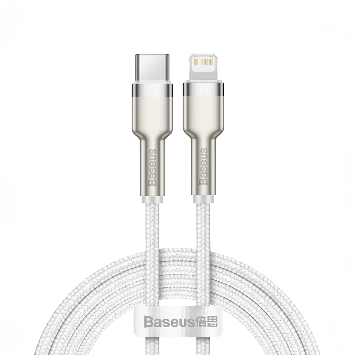 Kabelis Cafule Series Metal Data Usb-c - Iphone Lightning 20w Pd 1 M - Baltas
