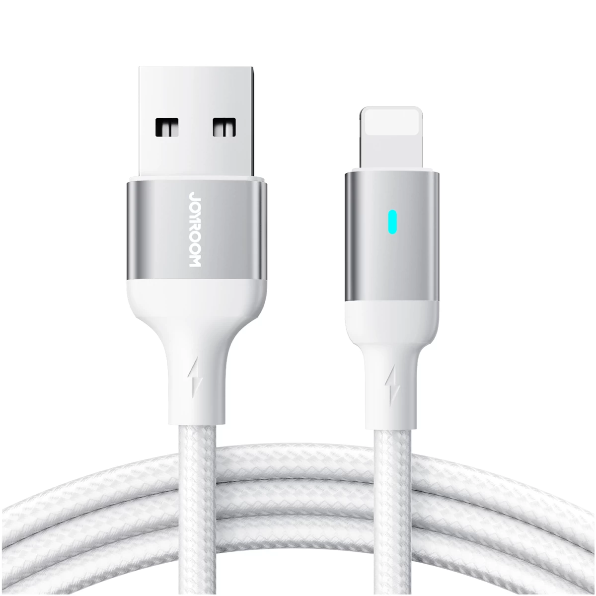 Kabelis Iphone A10 Serijos Usb - Lightning 2.4a 2 M Baltas
