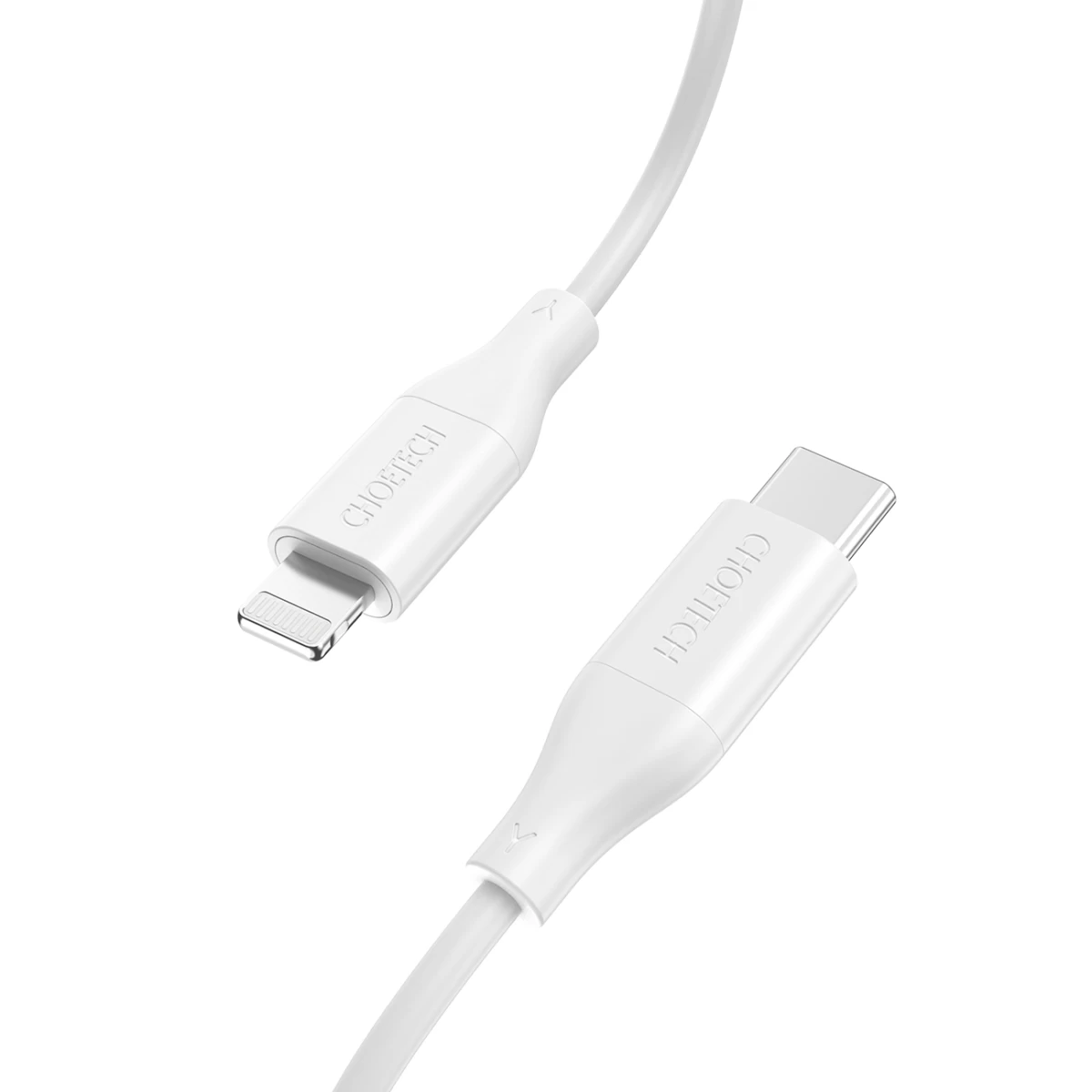 Kabelis Iphone Usb-c - Lightning Mfi Pd 30w 1,2 M - Baltas