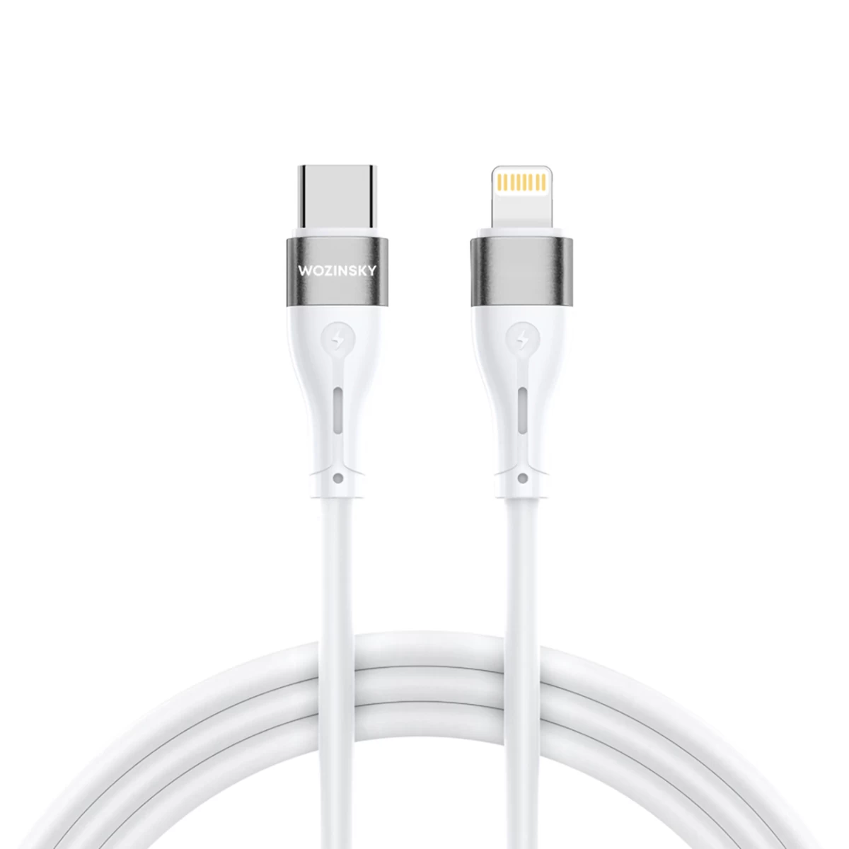 Kabelis Iphone Usb-c - Lightning Pd 27w 2 M Baltas