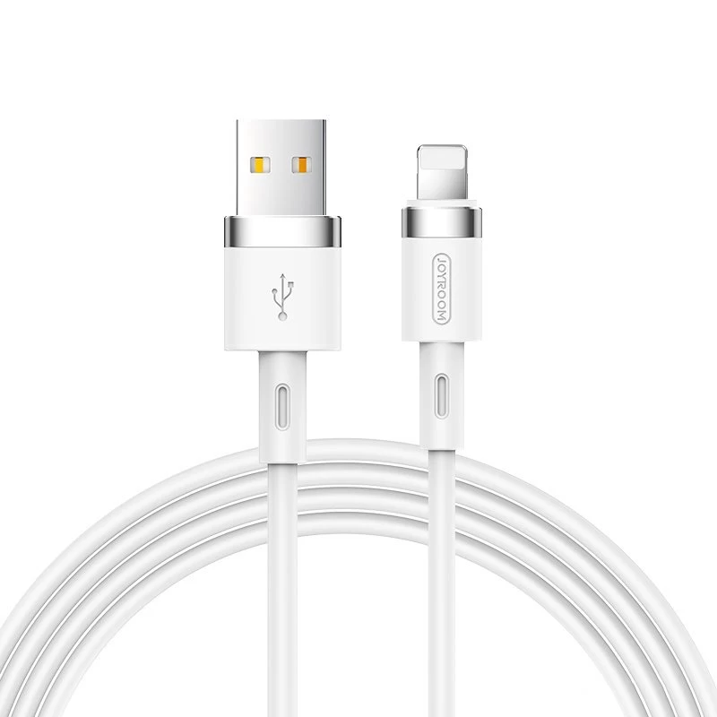 Kabelis Iphone Usb - Lightning 2.4a 1.2m Baltas