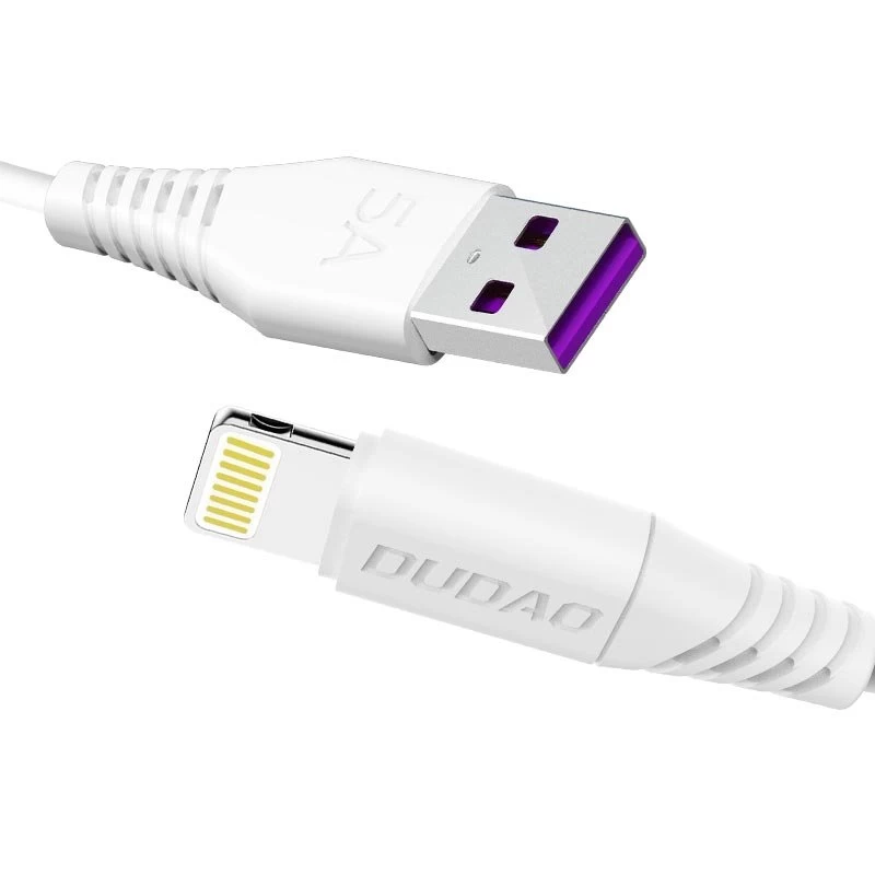 Kabelis iphone Usb - Lightning 5a 1 M Baltas