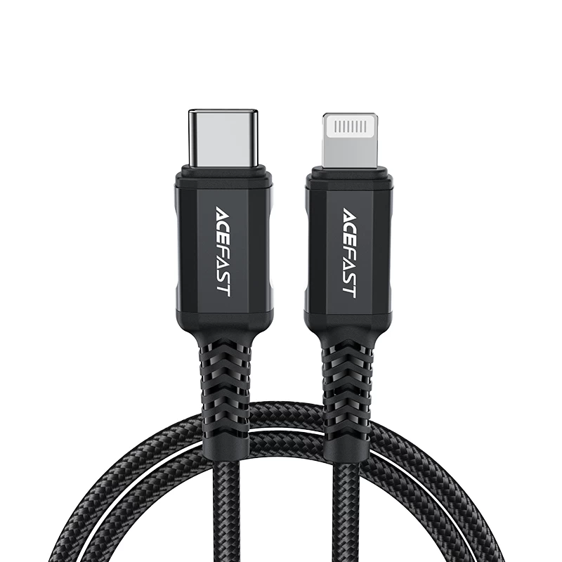 Kabelis Mfi Iphone Usb-c - Lightning 30w 3a 1,8 M Juodas