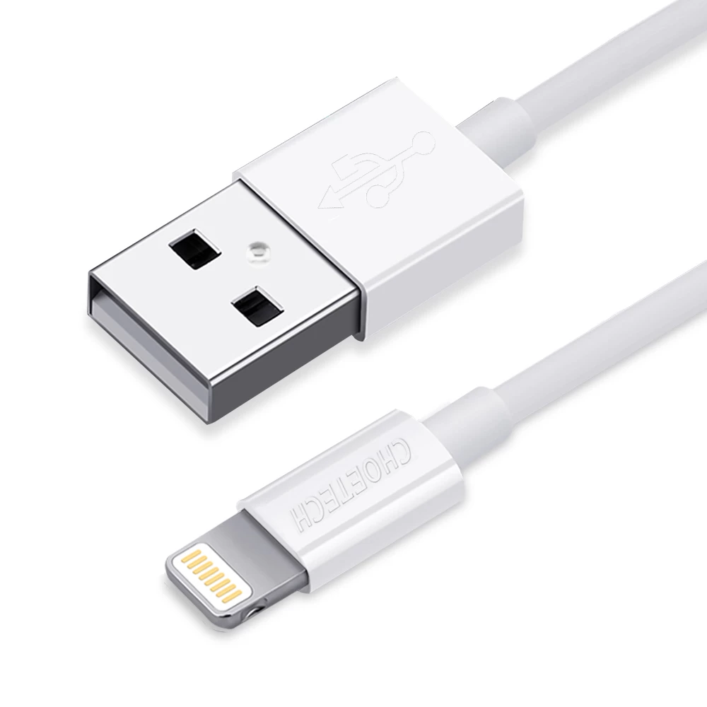 Kabelis Mfi Usb - Lightning 1,2 M, Baltas