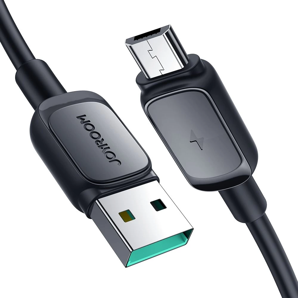 Kabelis Microusb - Usb 2.4a 480mbps 2 M Juodas