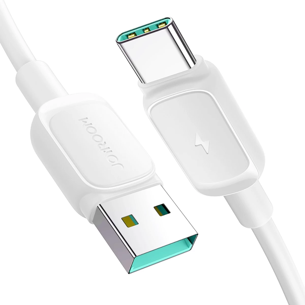Kabelis multi-color Series A14 Usb-a - Usb-c 3a 1,2 M - Baltas