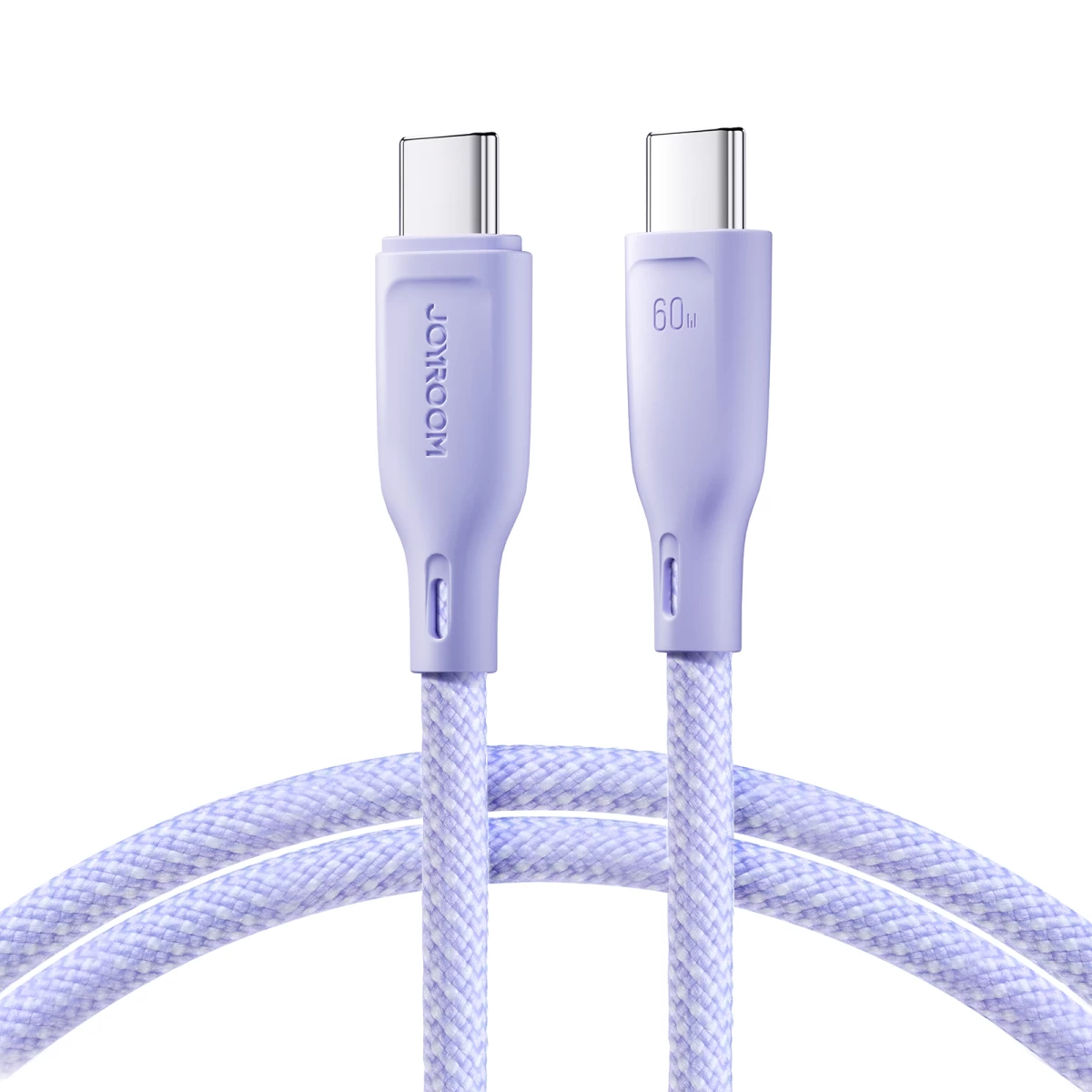 Kabelis multi-colour Series Usb-c - Usb-c 60w Greitojo Perdavimo Kabelis 1 M Violetinės Spalvos Kabelis multi-colour Series Usb-c - Usb-c 60w Greitojo Perdavimo Kabelis 1 M Violetinės Spalvos