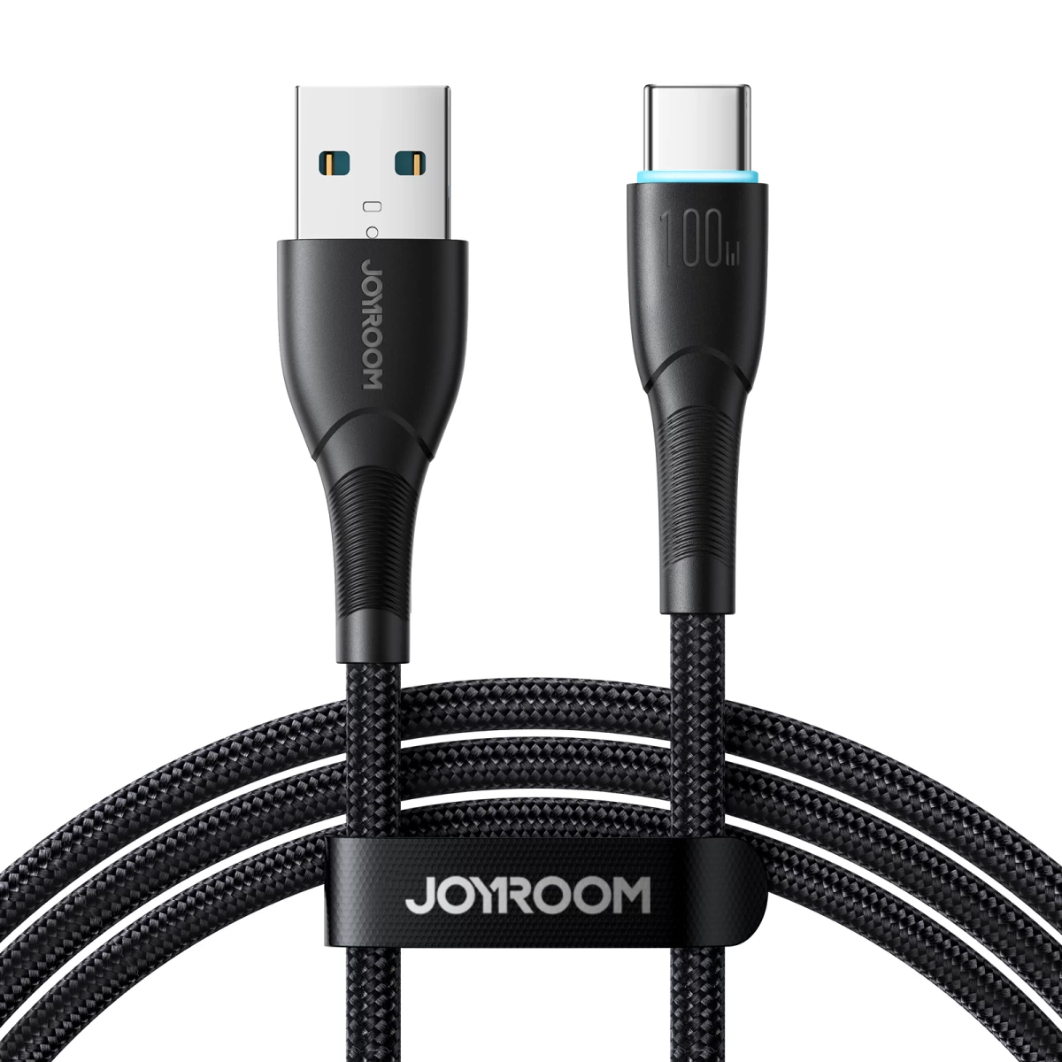 Kabelis Starry Series Usb-a - Usb-c 100w 1 M Juodas