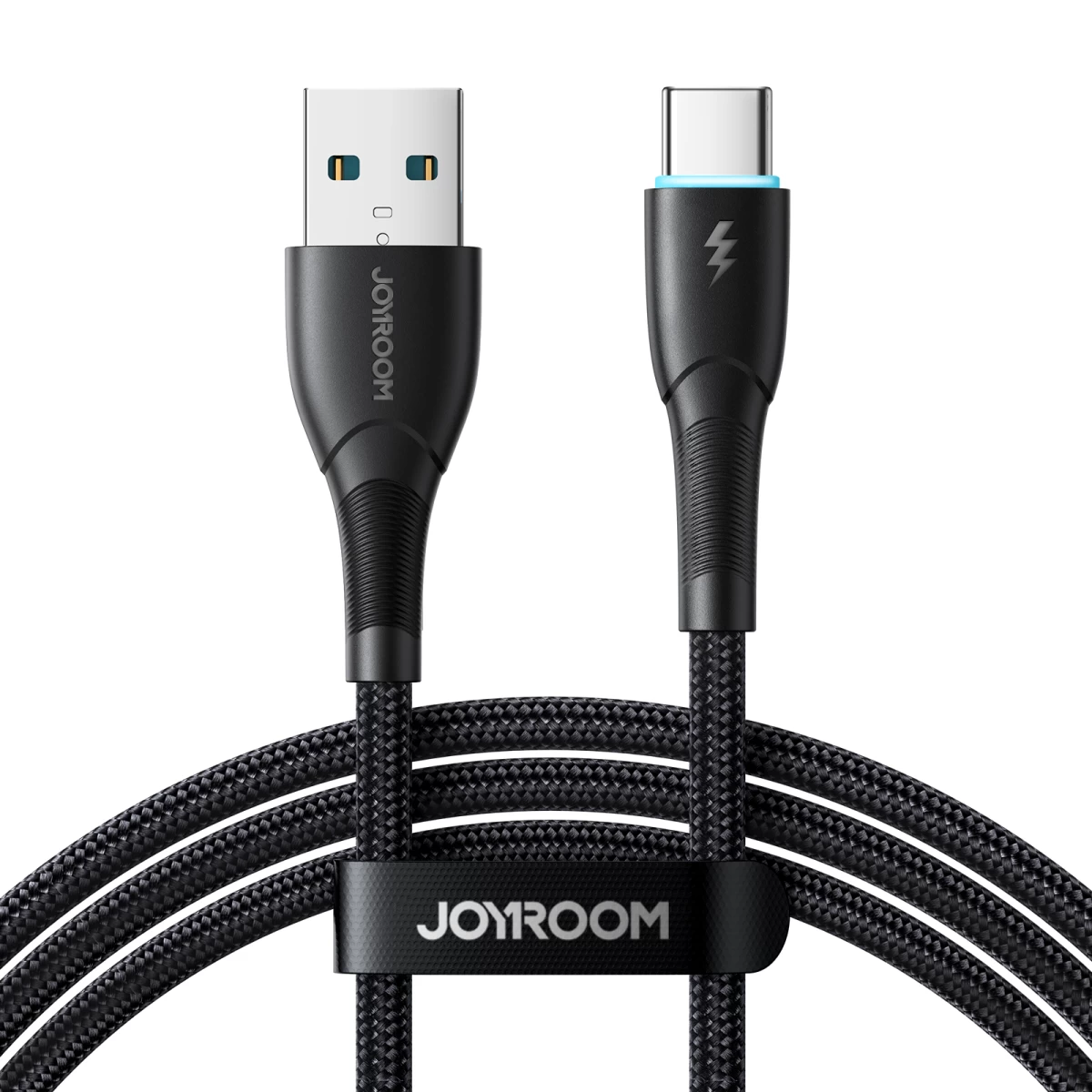 Kabelis Starry Series Usb-a - Usb-c 3a 1m Juodas