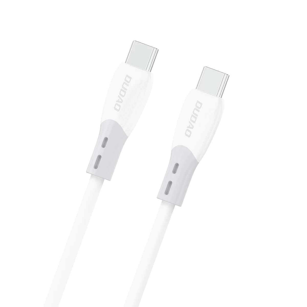 Kabelis Su Silikonine Apyranke Usb-c L25sc 60w 2 M - Baltas