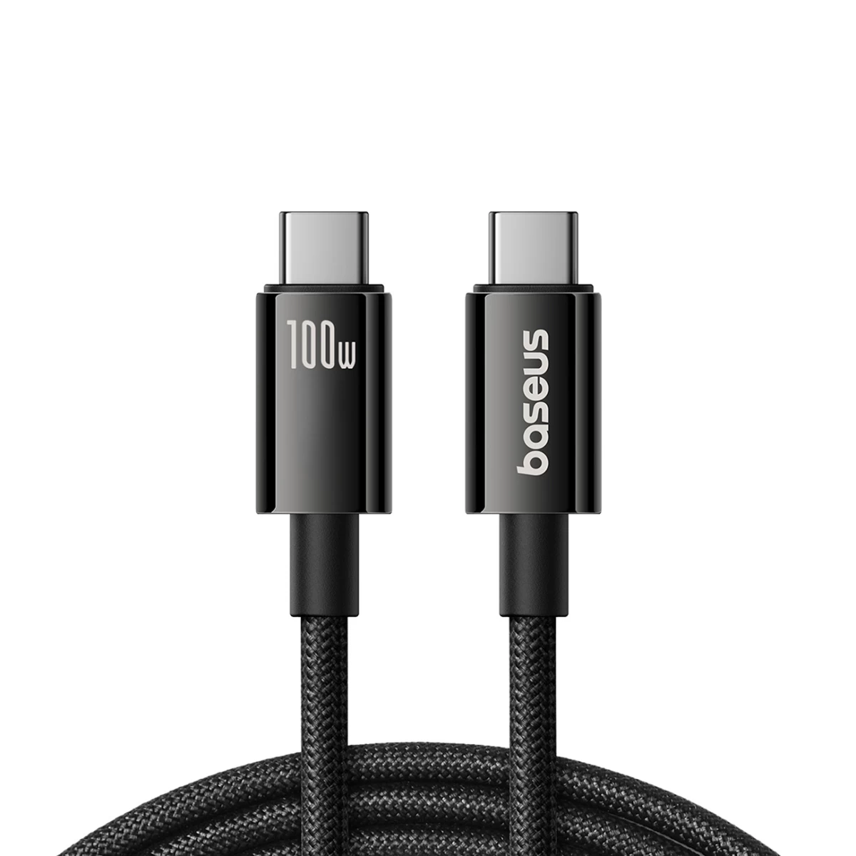 Kabelis Tungsten Gold Usb-c 100w 4k 20gb/s 60hz 1,5 M - Juodas