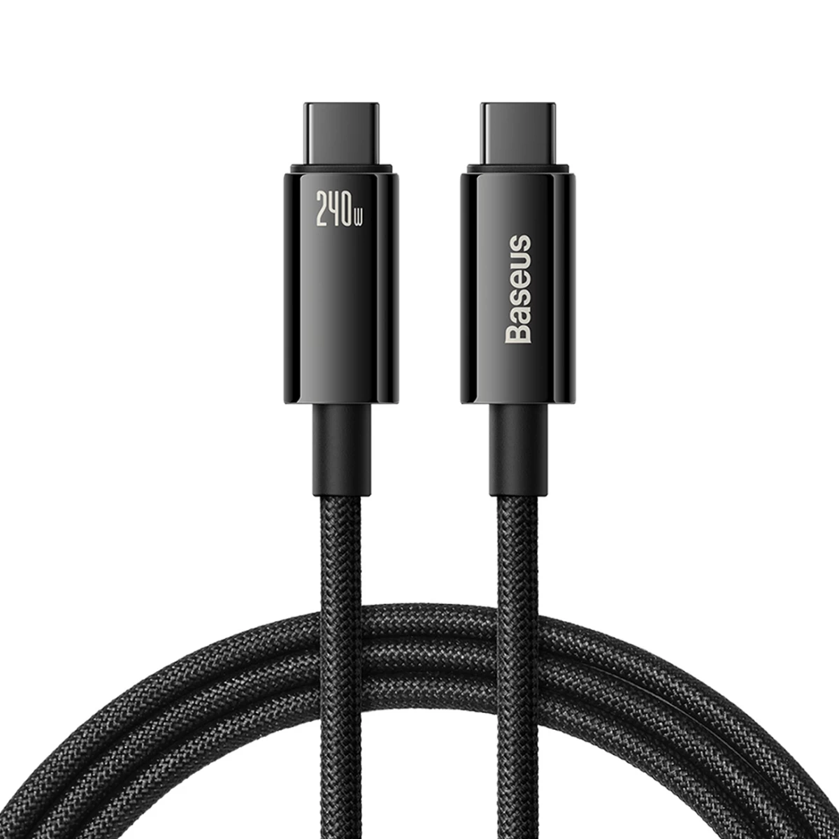 Kabelis Tungsten Gold Usb-c 480mb/s 240w 2 M Juodas