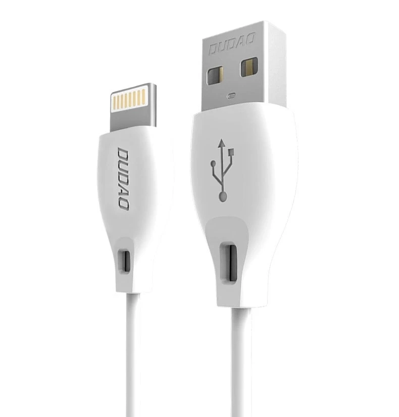 Kabelis Usb-a - iphone Lightning 2.4a 1 M - Baltas