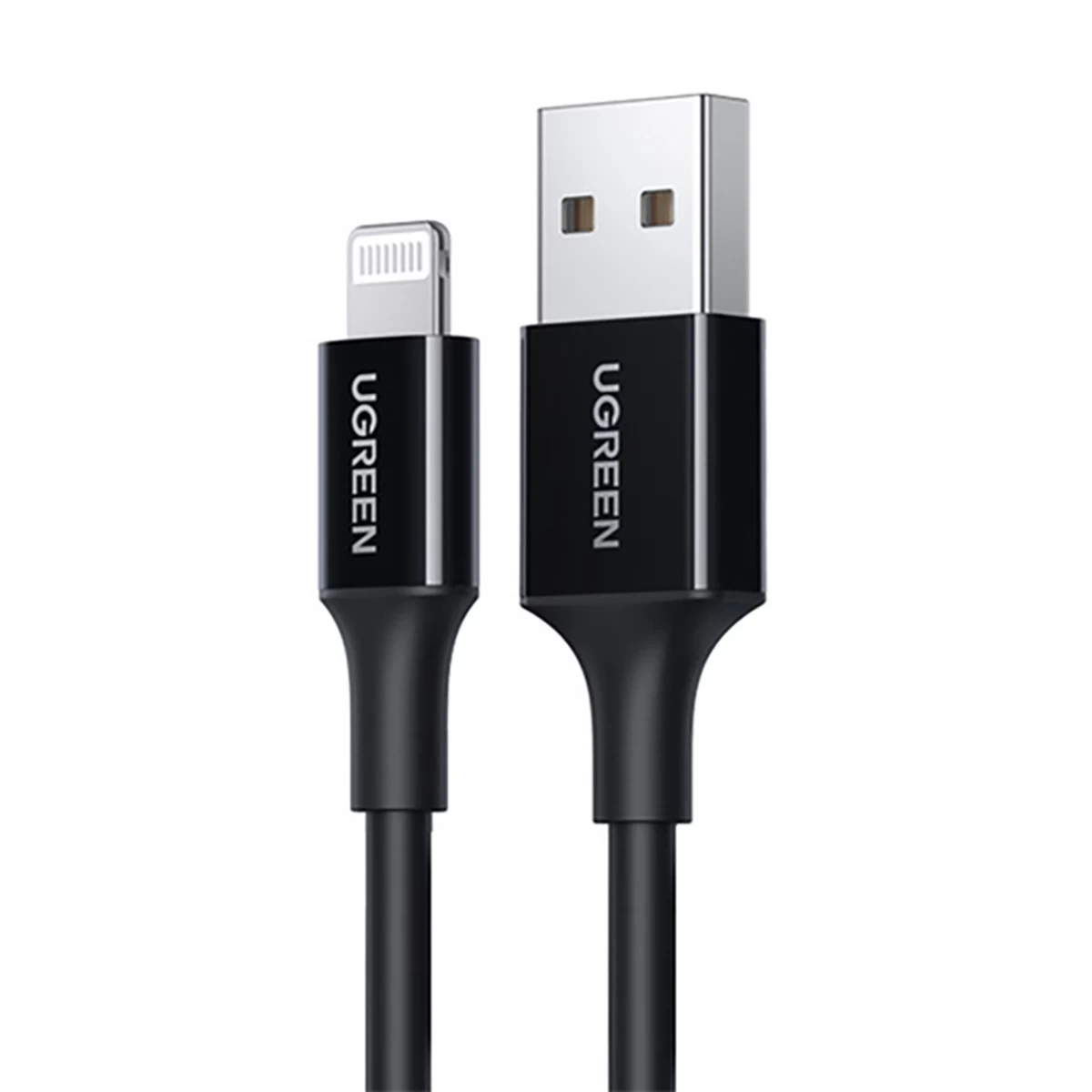 Kabelis Usb-a - Iphone Lightning Mfi 2.4a 2 M - Juodas