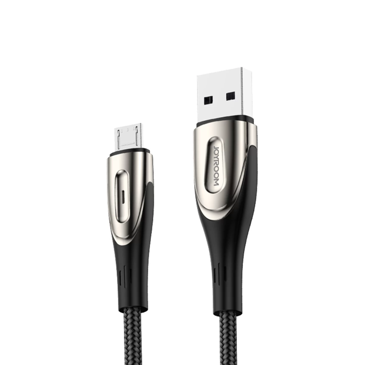 Kabelis Usb-a - Microusb 3a įkrovimo Indikatorius 2 M Juodas