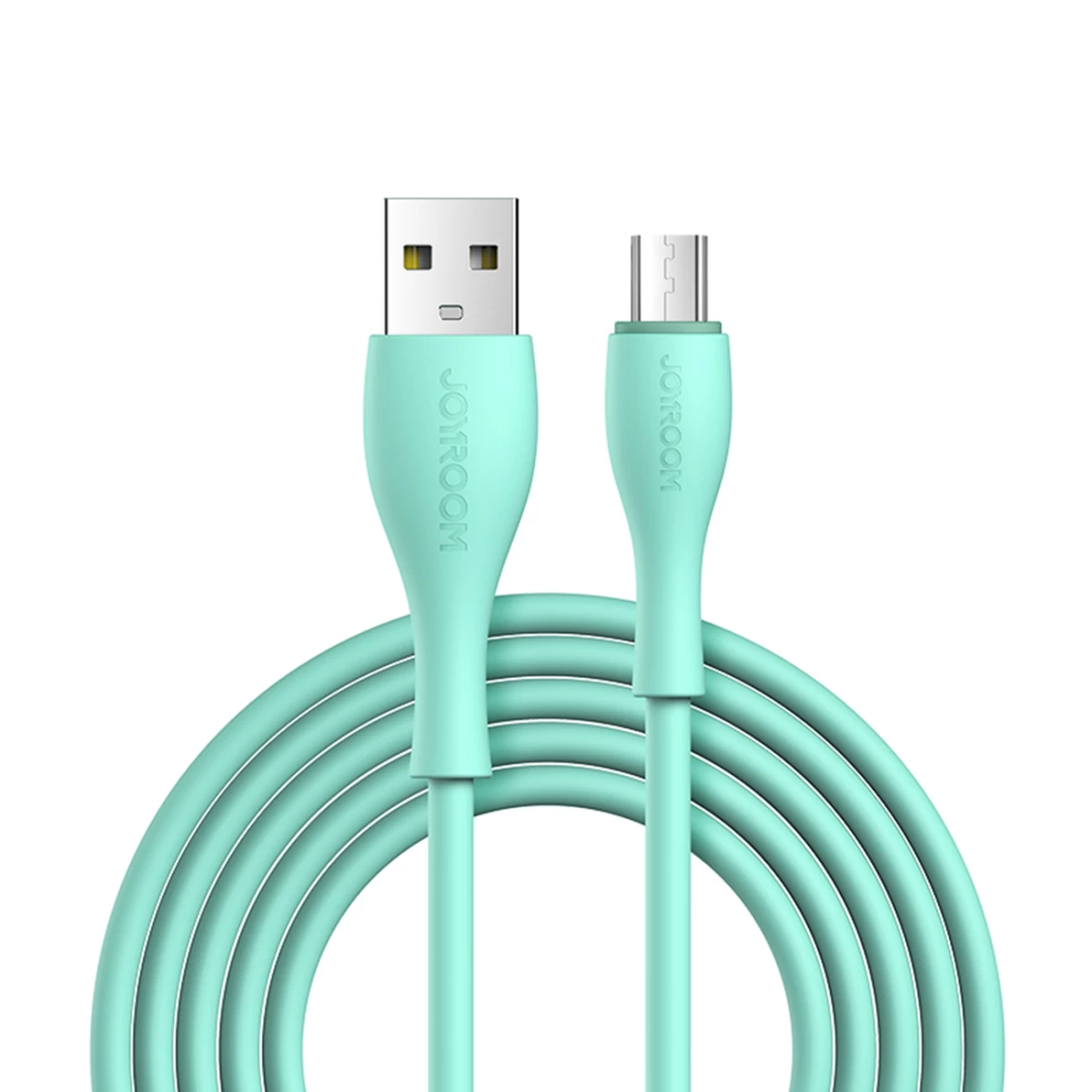 Kabelis Usb-a - Microusb 3a įkrovimo Indikatorius 2 M žalias