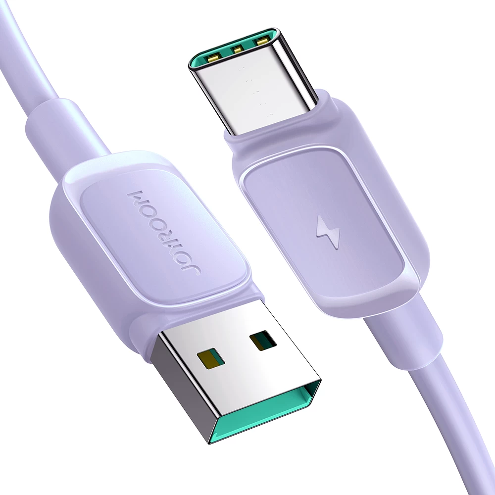 Kabelis Usb-a - Usb-c 3a 1,2 M Violetinės Spalvos
