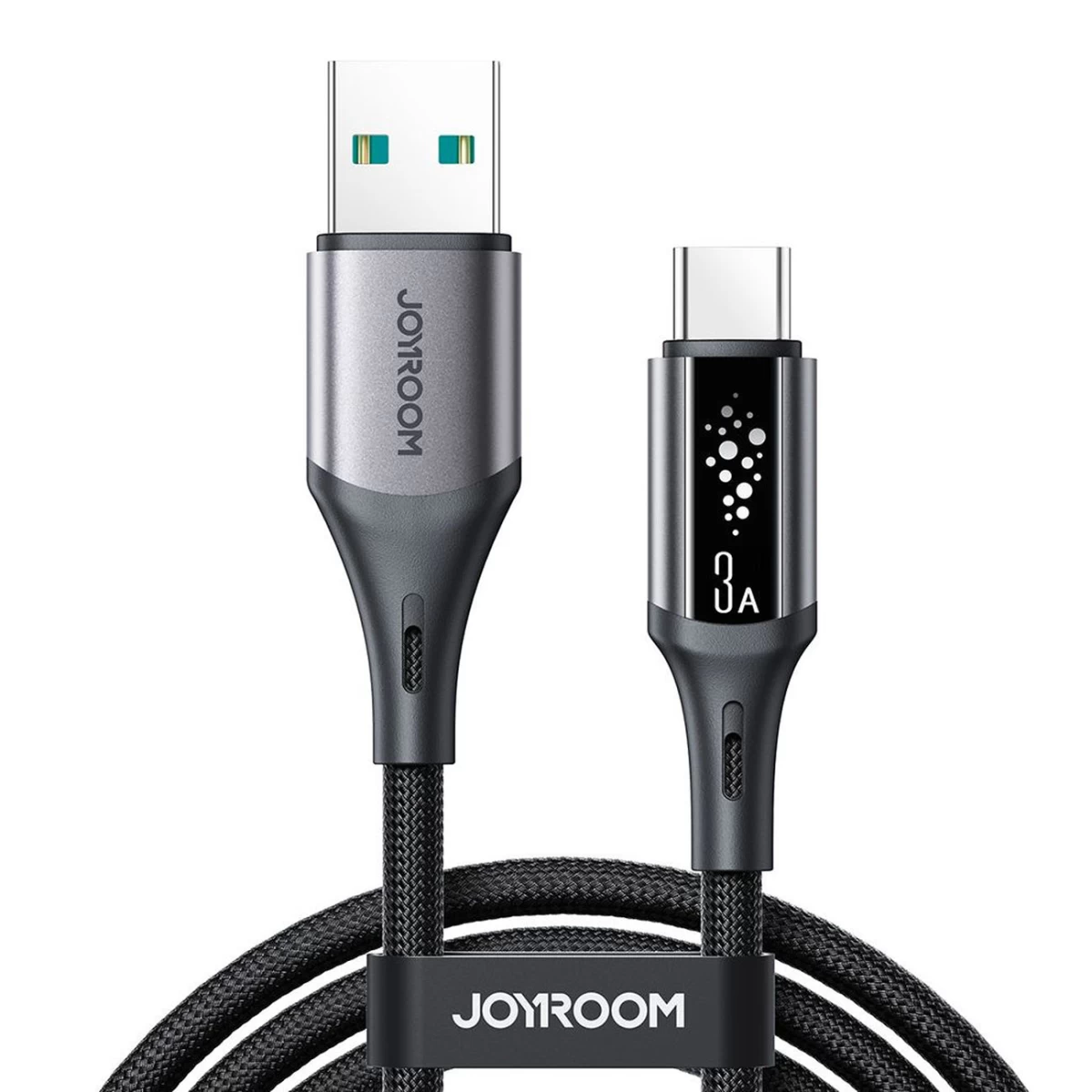 Kabelis Usb-a - Usb-c S-a60 Startalk 3a 1,2 M - Juodas