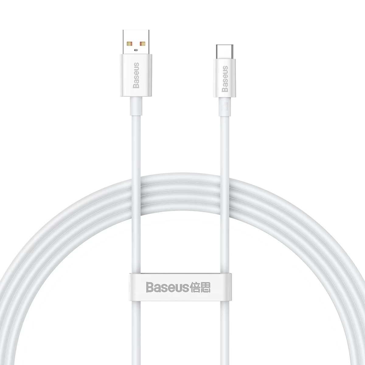 Kabelis Usb-a - Usb-c superior Series 100w 1,5 M - Baltas