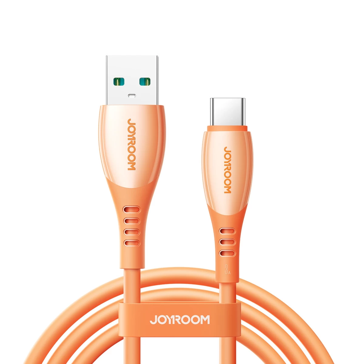Kabelis Usb-a - Usb-c vibrant Series 3a 1,2 M - Oranžinis