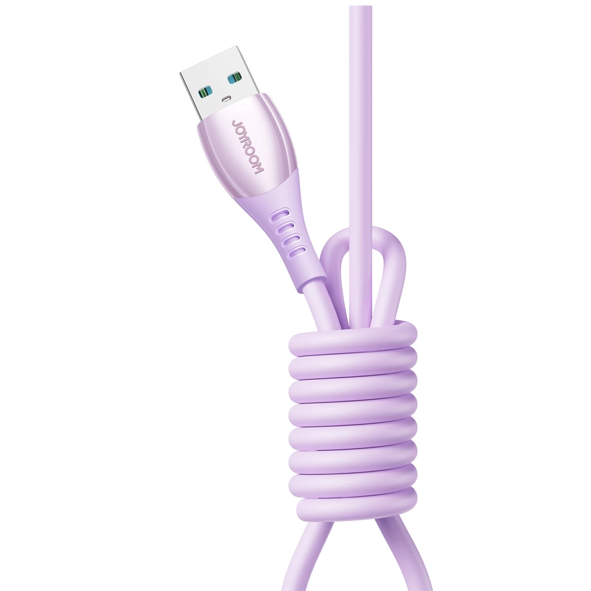 Kabelis Usb-a - Usb-c vibrant Series 3a 1,2 M - Violetinės Spalvos