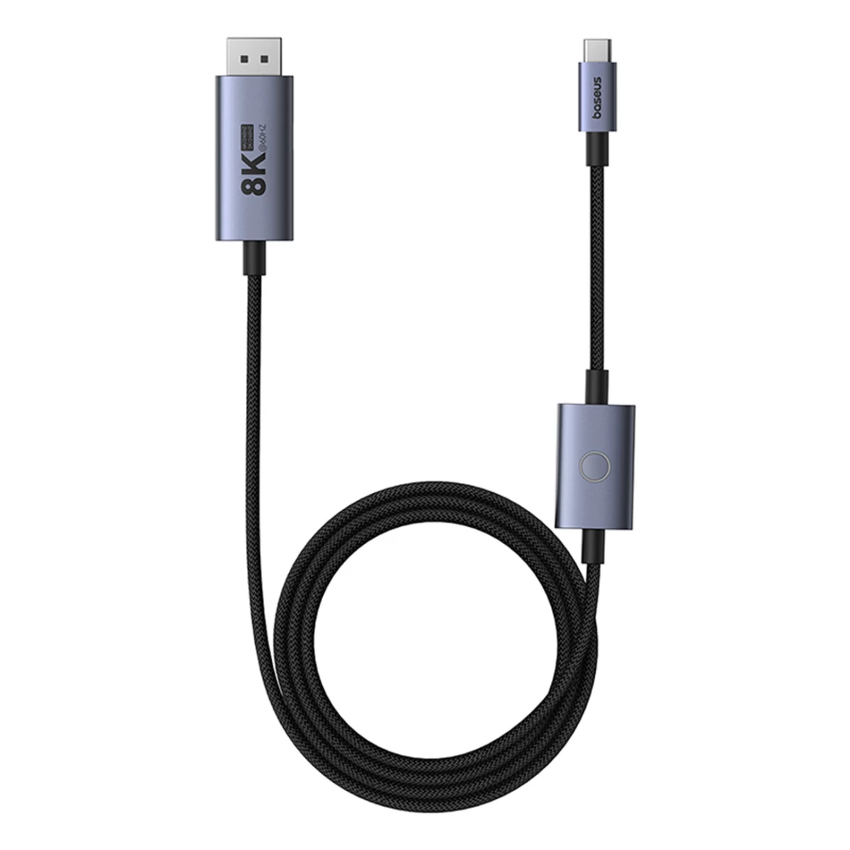 Kabelis Usb-c - Displayport Dp 8k Pd 100w High Definition Series 1,5 M - Juodas