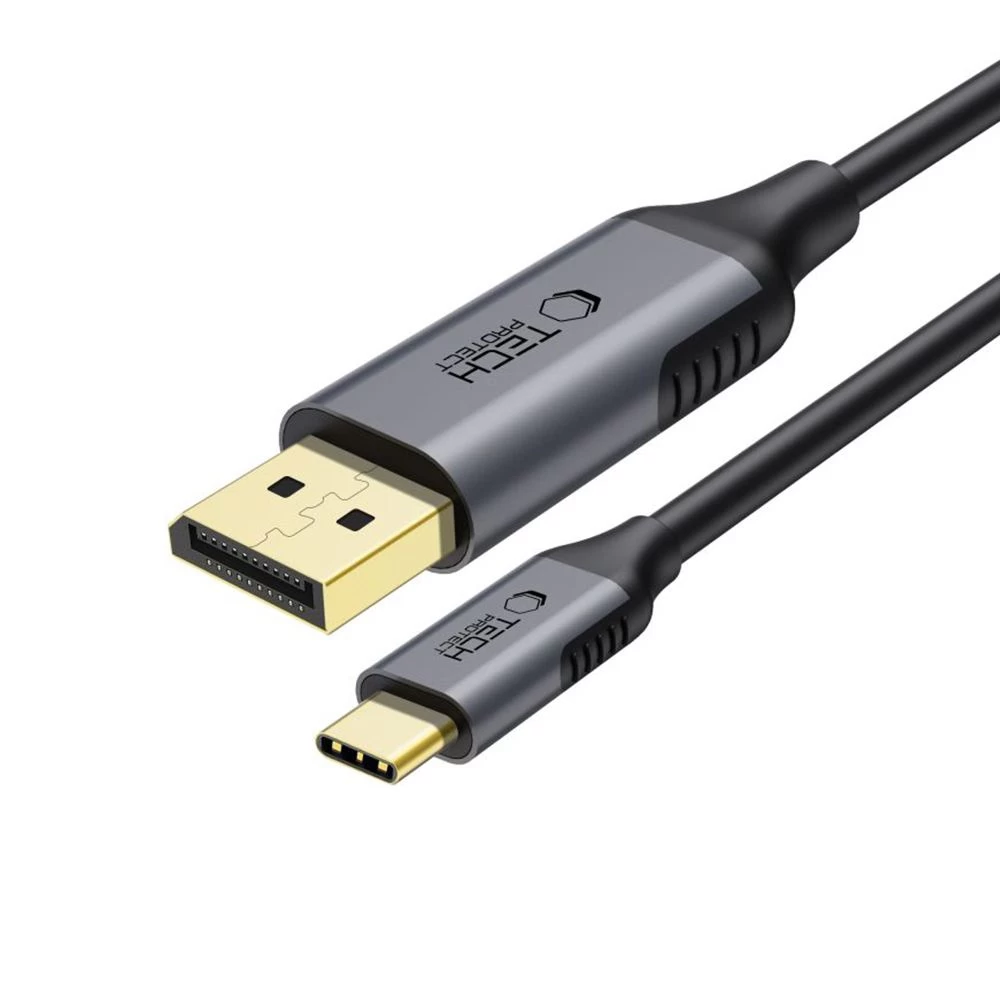 Kabelis Usb-c - Displayport Ultraboost 1.4 8k 60hz 180cm - Juodas
