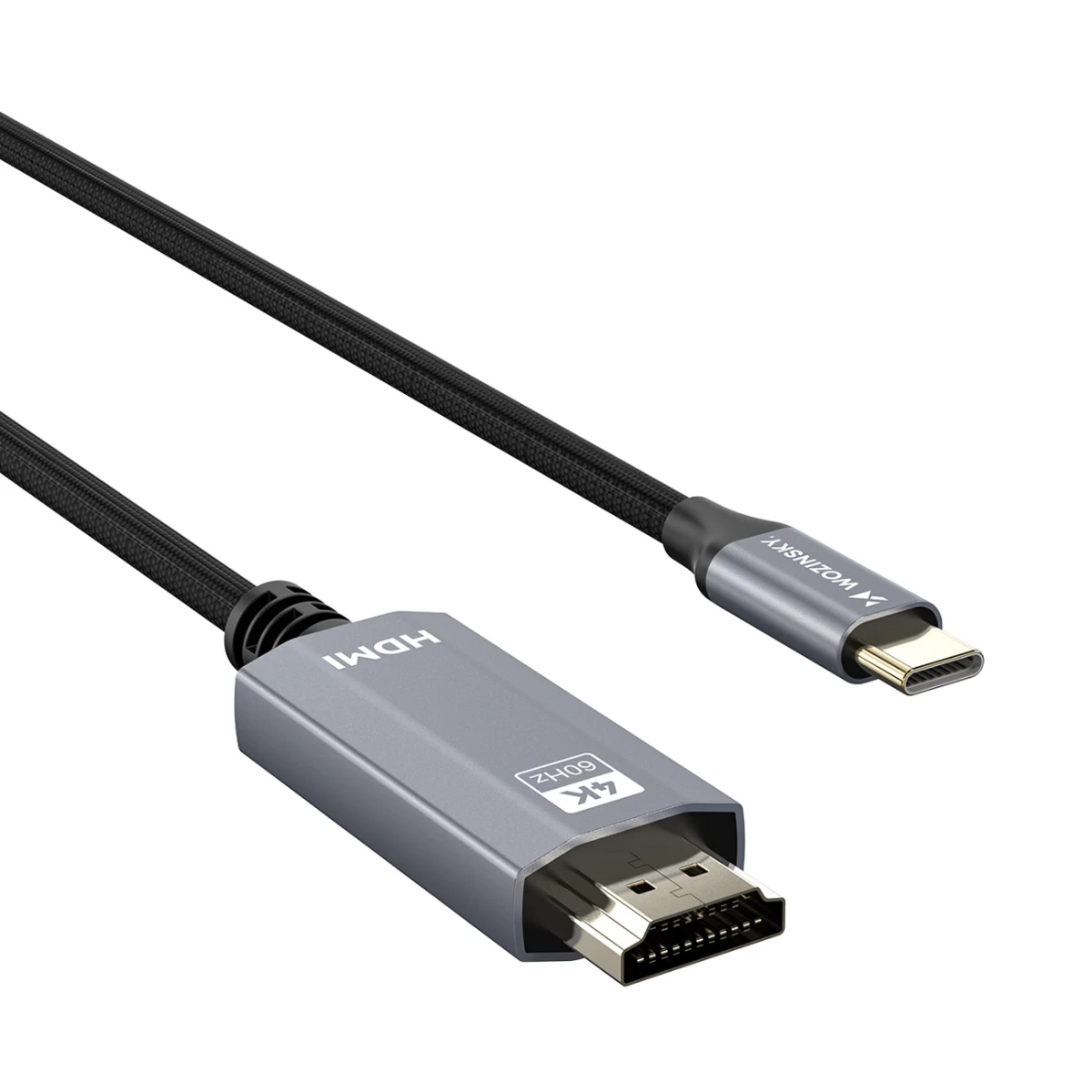 Kabelis Usb-c - Hdmi 4k 60hz 1,8 M - Juodas