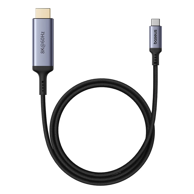 Kabelis Usb-c - Hdmi 8k 60hz Lankstus 1,5 M Juodas