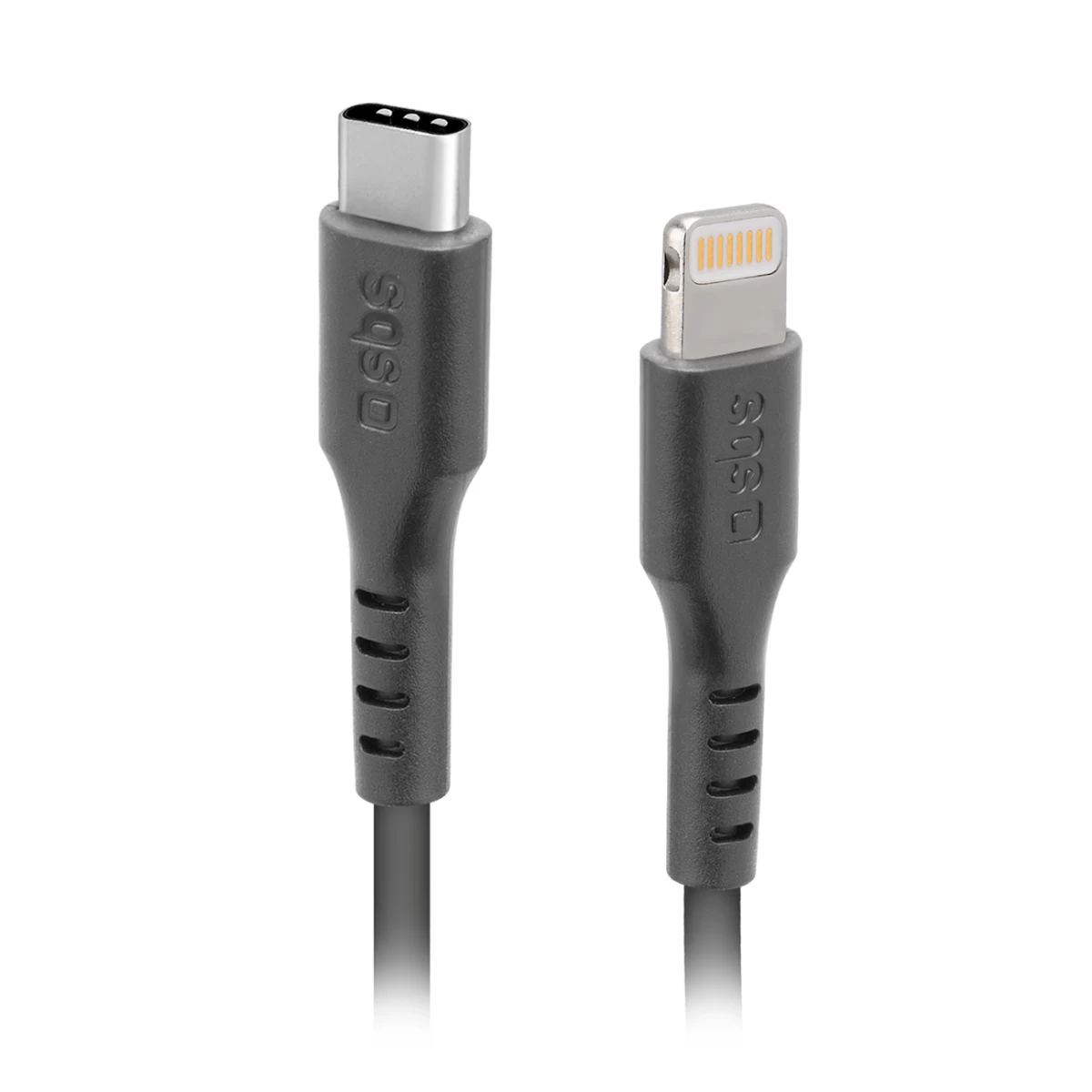 Kabelis Usb-c - Iphone Lightning 1 M - Juodas
