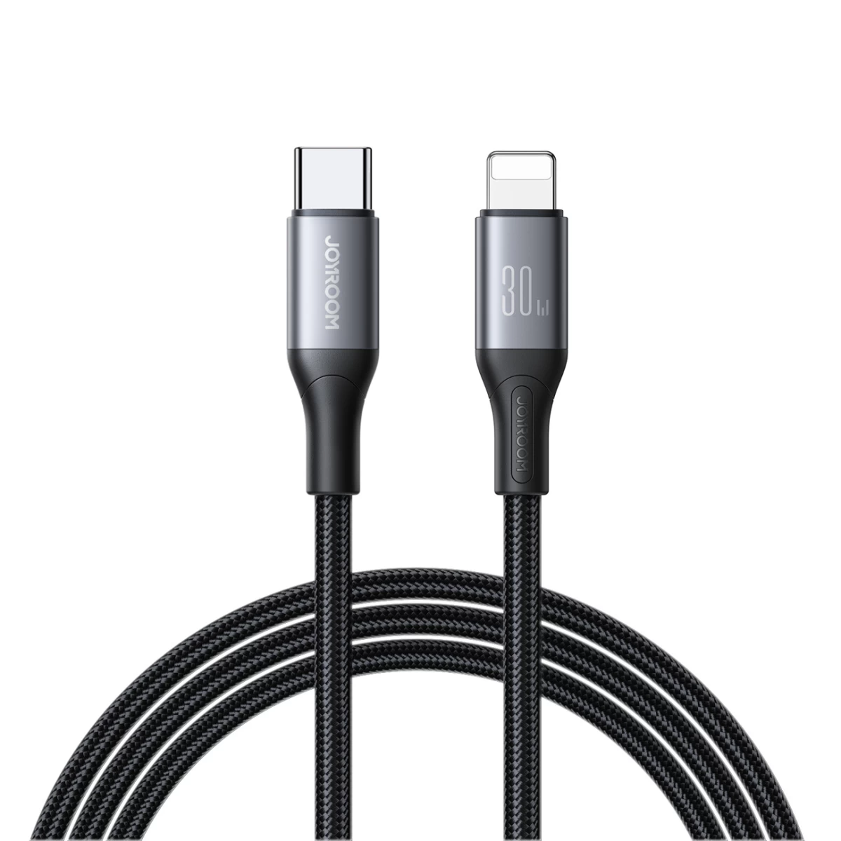 Kabelis Usb-c - iphone Lightning 30w 2 M - Juodas