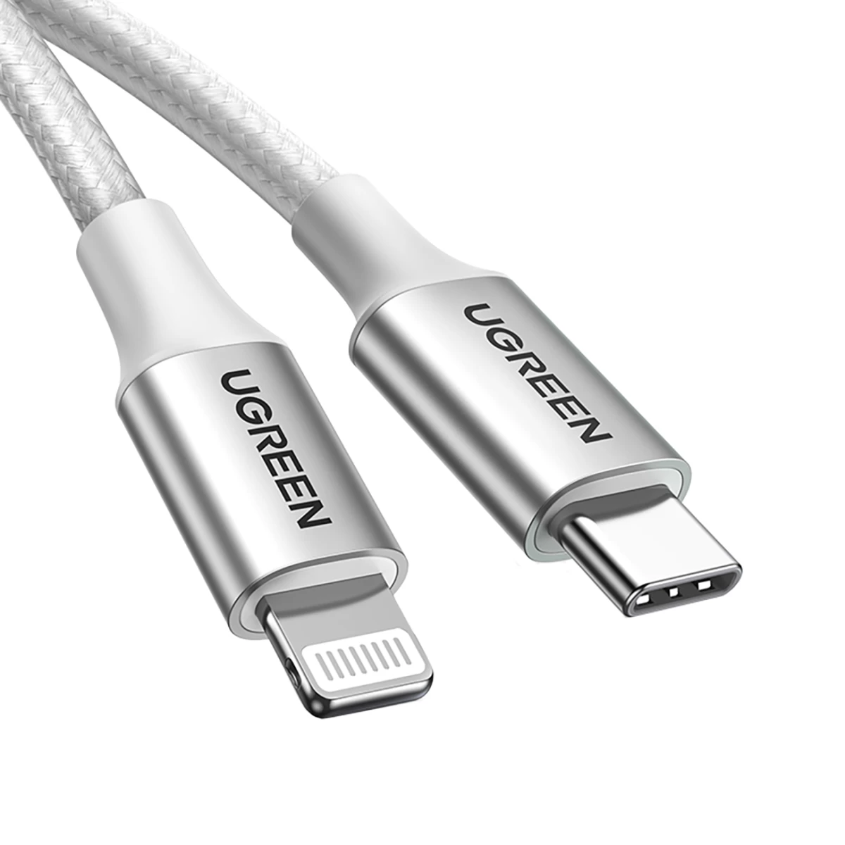 Kabelis Usb-c - Iphone Lightning Mfi 1 M - Sidabrinis