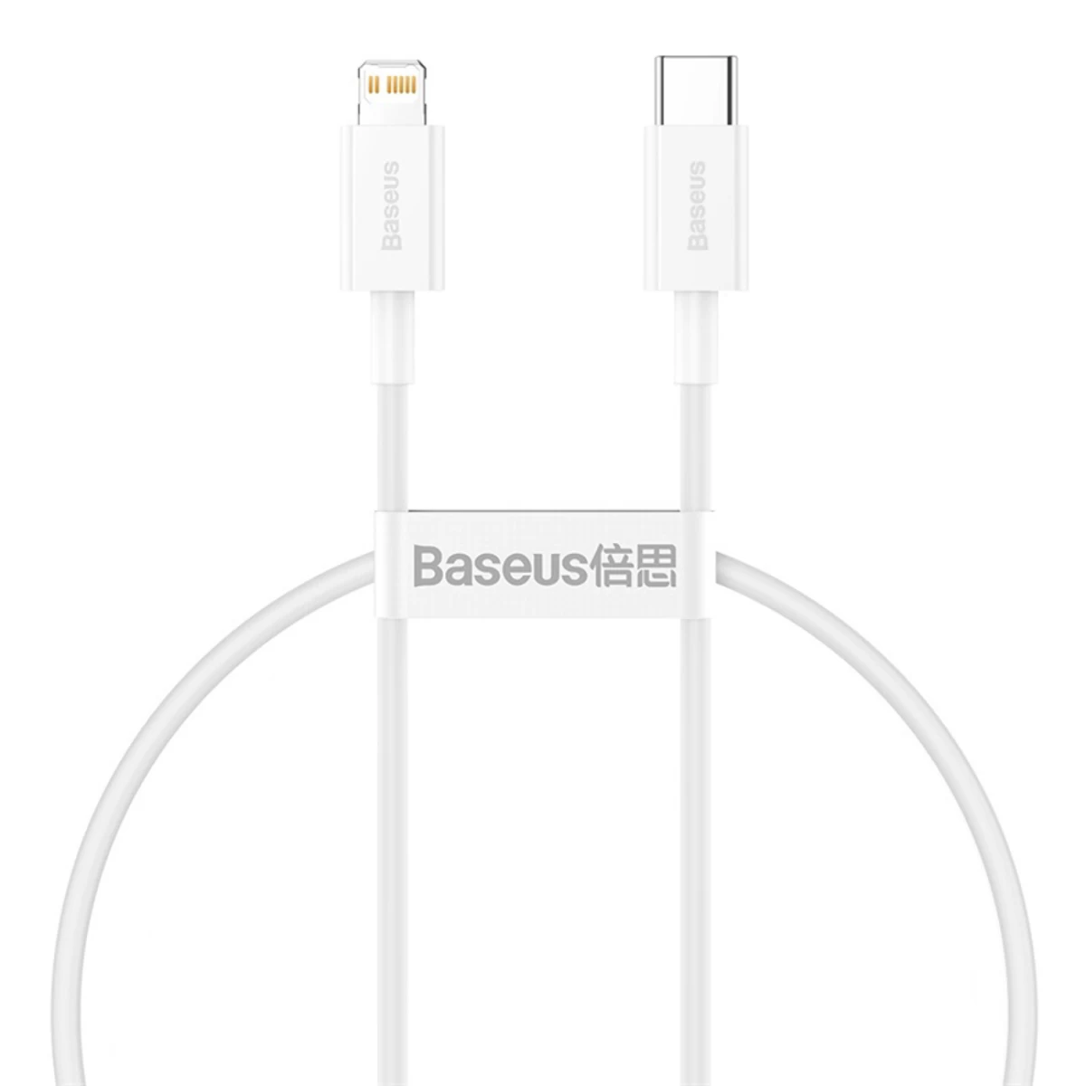 Kabelis Usb-c - iphone Lightning Superior Series 20w Pd 25 Cm - Baltas