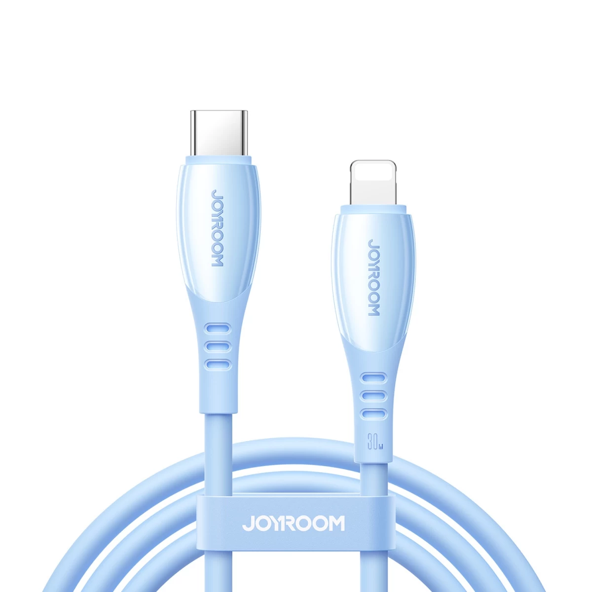 Kabelis Usb-c - iphone Lightning Vibrant Series 30w 1,2 M - Mėlynas