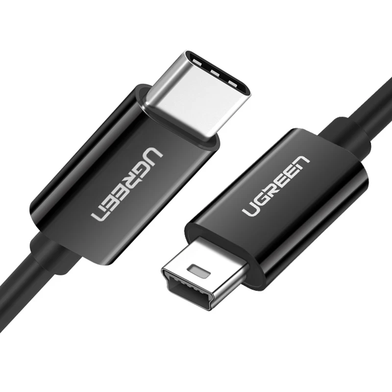 Kabelis Usb-c - Miniusb 480mbps 1m Juodas