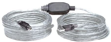 Kabelis Usb Manhattam 2.0 A-b M/m 11m Active 510424