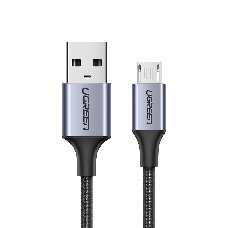 Kabelis Usb - Micro Usb 2 M Pilkas