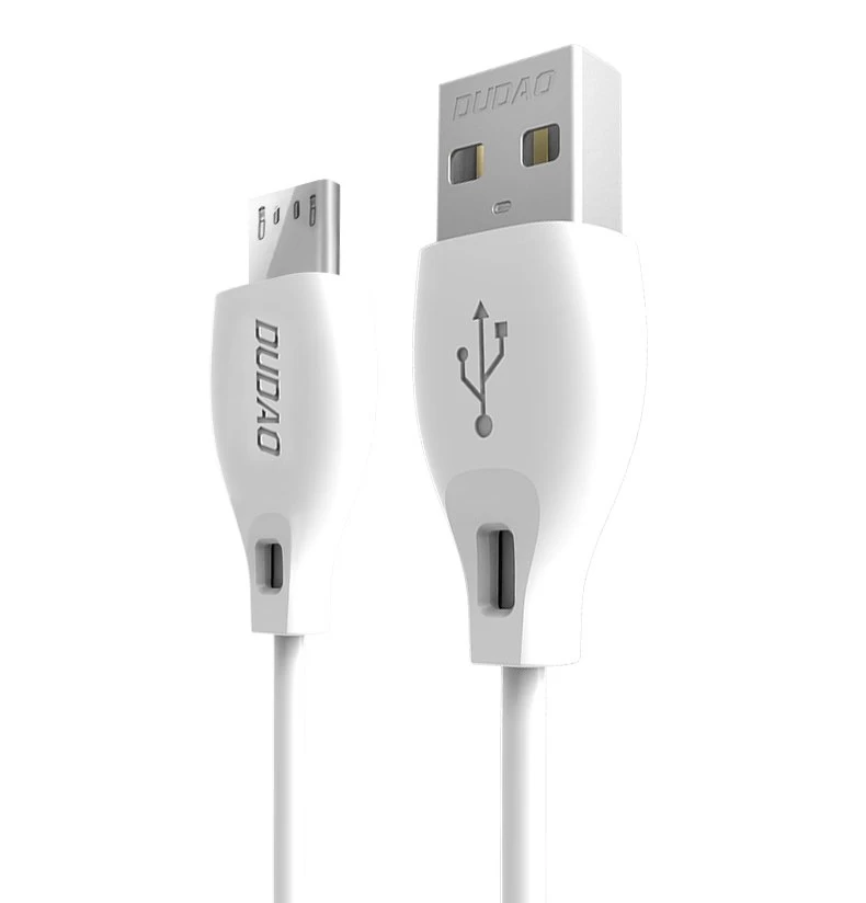 Kabelis Usb - Micro Usb 2.4a 2 M Baltas
