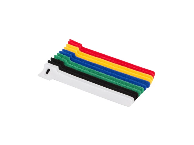 Kabelių Organizatorius - Velcro 12 Mm X 15 Cm įvairiaspalvis 12 Vnt.