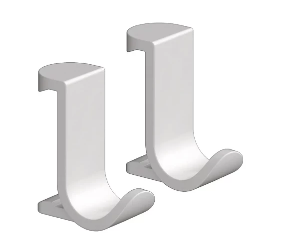 Kabliukas rankšluosčiui WallStoris, mat. baltas 27914700